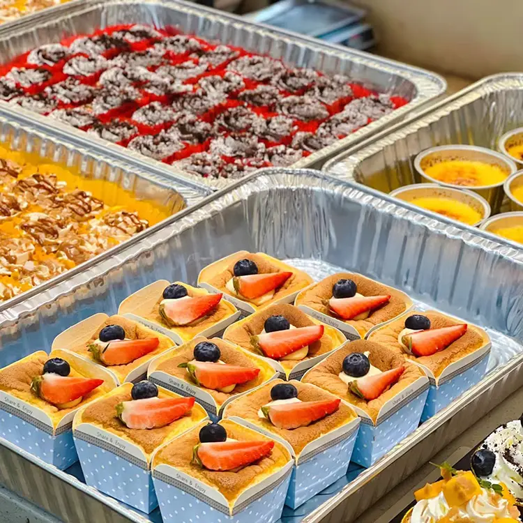 Контейнери за алуминиево фолио за алуминиево фолио за изнасяне с голям капацитет