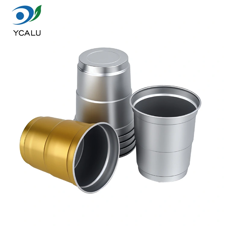 Алуминиева чаша за студена напитка от 9 унции за еднократна употреба