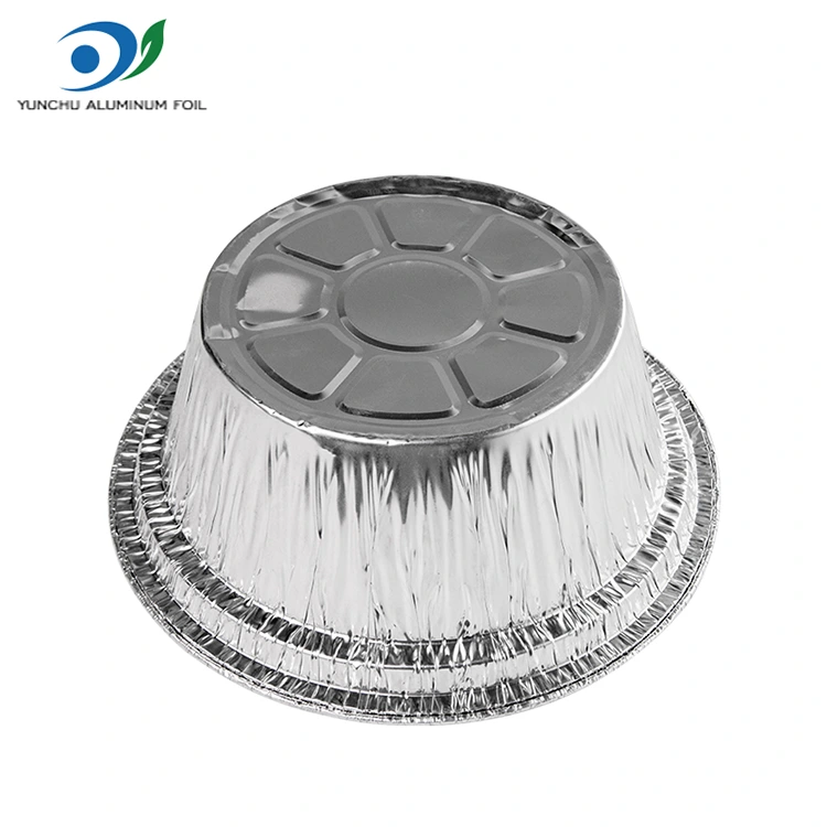 За еднократна употреба Gratin Takeaway Сребърно алуминиеви контейнери за фолио