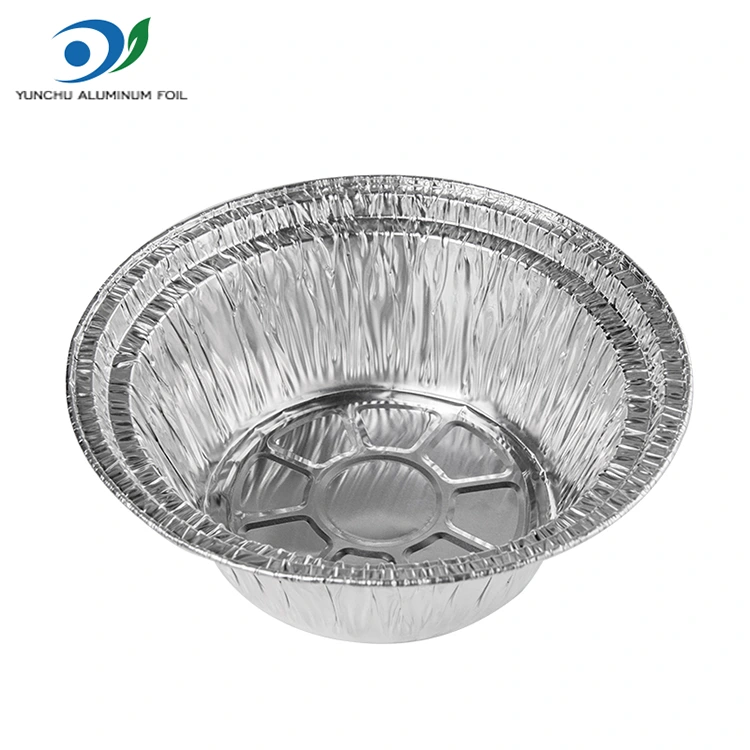 За еднократна употреба Gratin Takeaway Сребърно алуминиеви контейнери за фолио