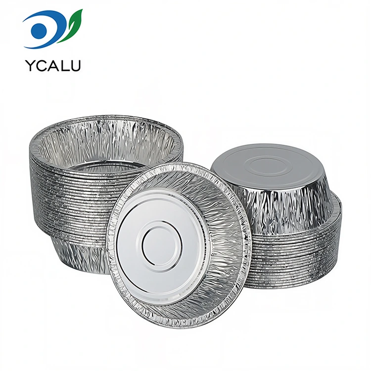 Въздушен фритюрник за еднократна употреба Сребърни контейнери за храна от алуминиево фолио