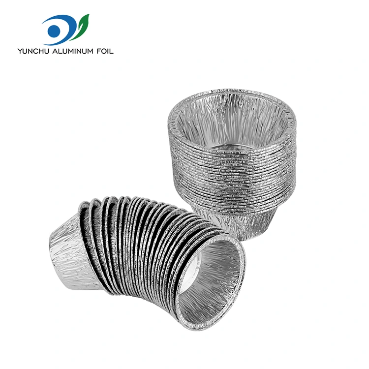 Кръгла торта за печене Сребърно алуминиево фолио контейнер за храна